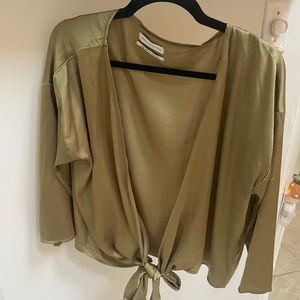 Urban Outfitters Tie Front Top